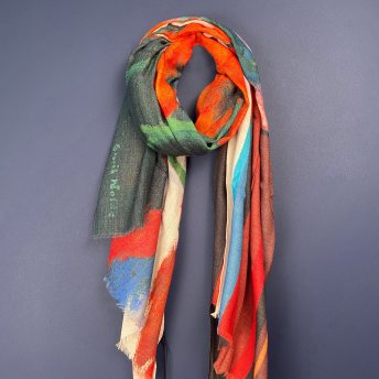 Tuch: &bdquo;Gro&szlig;er Mohn (rot, rot, rot)&ldquo;